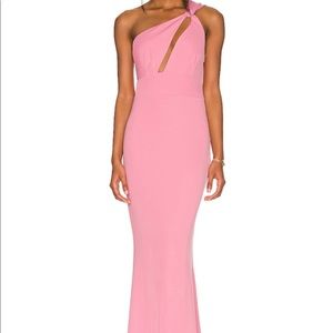 Kate May Edgy Gown in Bubblegum Pink Revolve